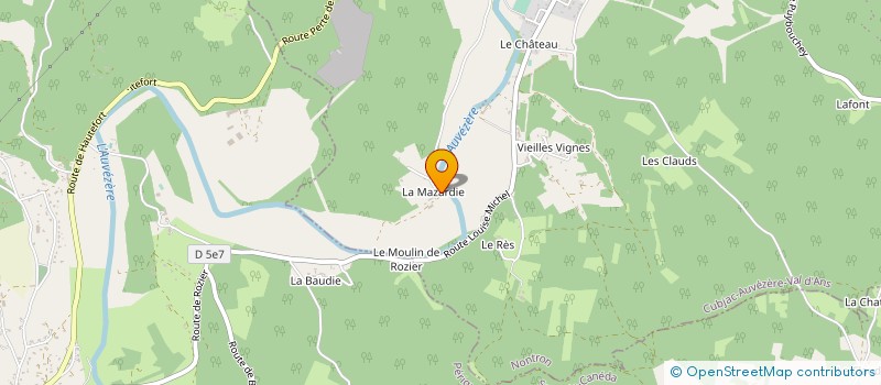 localisation de l'entreprise AMENAGEMENT DE CUISINES PROFESSIONNELLES à CUBJAC-AUVEZERE-VAL D'ANS