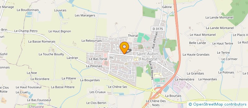 localisation de l'entreprise AMENAGEMENT DE HAUTE BRETAGNE  SAINT-AUBIN-D'AUBIGNE