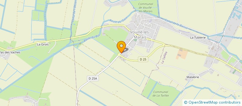 localisation de l'entreprise AMENAGEMENT DE TRAVAUX PUBLICS URBAINS  VOUILLE-LES-MARAIS
