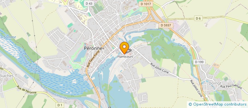 localisation de l'entreprise AMENAGEMENT'DECOR à DOINGT