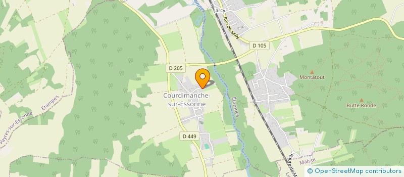 localisation de l'entreprise AMENAGEMENT DECORATION CONCEPTION  COURDIMANCHE-SUR-ESSONNE