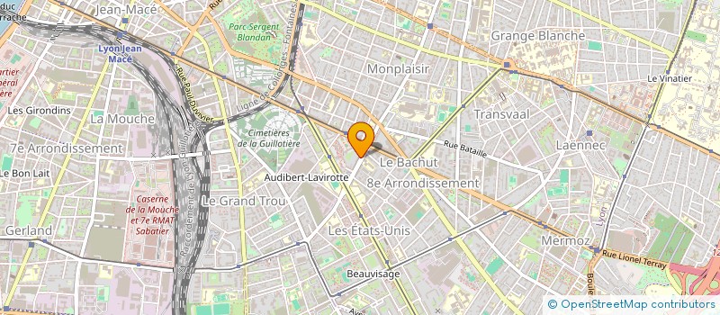 localisation de l'entreprise AMENAGEMENT DECORATION CUISINE  LYON