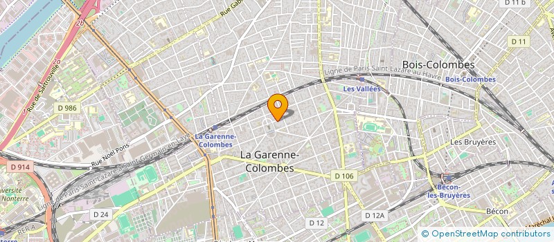 localisation de l'entreprise AMENAGEMENT DES BATIMENTS ET INTERIEURS FRANCILIENS à LA GARENNE-COLOMBES