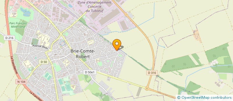 localisation de l'entreprise AMENAGEMENT DIVERS MACONNERIE RESEAUX  COUBERT