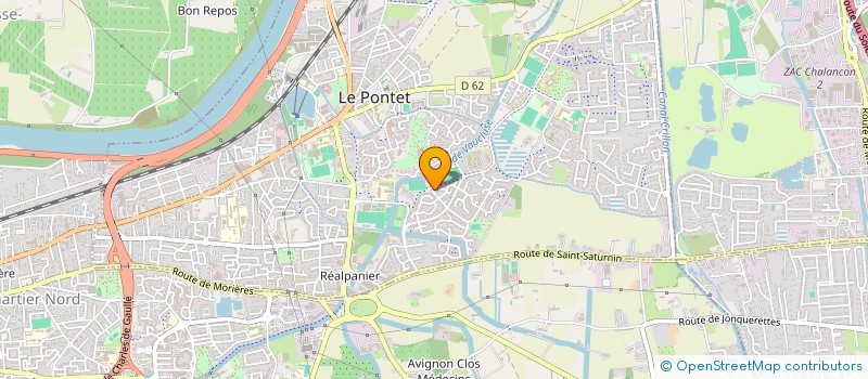 localisation de l'entreprise AMENAGEMENT DU PARTICULIER (A.D.P) à LE PONTET