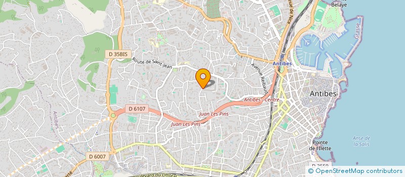 localisation de l'entreprise AMENAGEMENT ELECTRO CONCEPT à ANTIBES