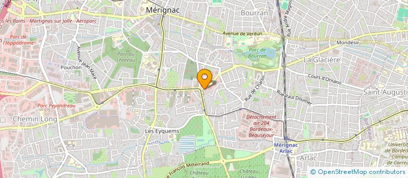localisation de l'entreprise AMENAGEMENT EQUIPEMENT DE LA MAISON à MERIGNAC