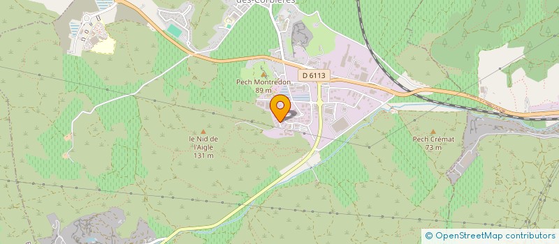 localisation de l'entreprise AMENAGEMENT ET CONTROLE DU FROID LANGUEDOC  MONTREDON-DES-CORBIERES