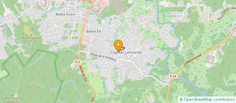 localisation de l'entreprise AMENAGEMENT ET DEFENSE DES HABITANTS DE COGNEAU LAMIRANDE  MATOURY