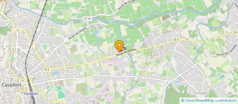 localisation de l'entreprise AMENAGEMENT ET MACONNERIE DU SUD EST  CAVAILLON