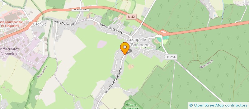 localisation de l'entreprise AMENAGEMENT ET RENOVATION DE LA COTE D'OPALE TRAVAUX  LA CAPELLE-LES-BOULOGNE