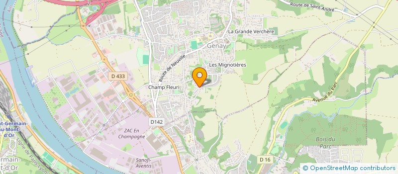 localisation de l'entreprise AMENAGEMENT EXTERIEURS PEREIRA à GENAY