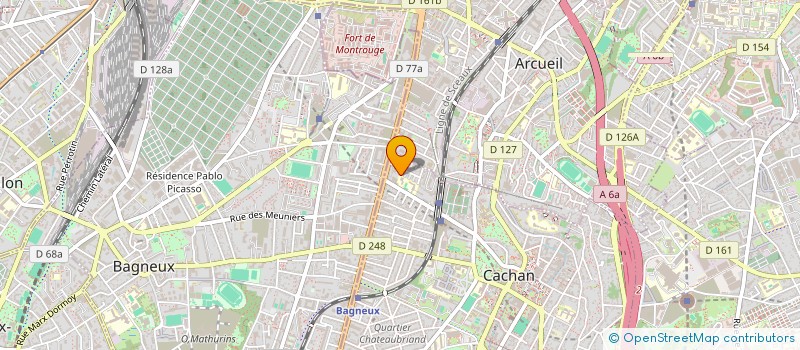 localisation de l'entreprise AMENAGEMENT FLEXIBILITE SARL à CACHAN