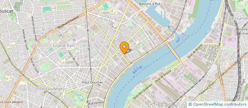 localisation de l'entreprise AMENAGEMENT FLORIUS à BORDEAUX