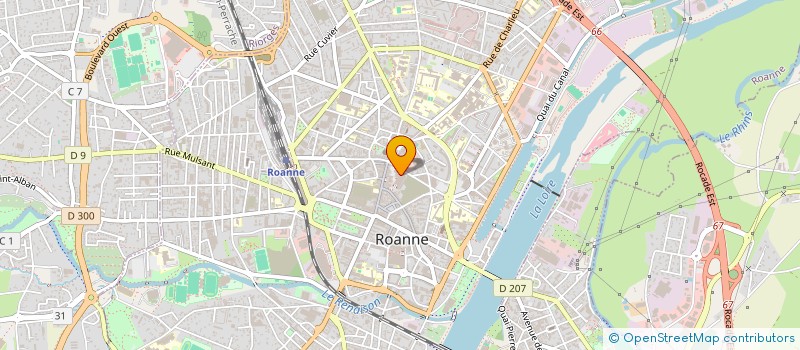 localisation de l'entreprise AMENAGEMENT FONCIER CREATION à ROANNE