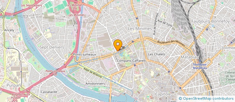 localisation de l'entreprise AMENAGEMENT FONCIER GERSOIS (AFG) à TOULOUSE