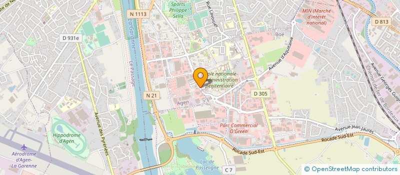localisation de l'entreprise AMENAGEMENT FREVAL à AGEN