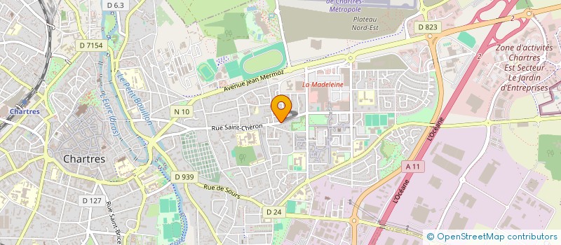 localisation de l'entreprise AMENAGEMENT GENERAL DU BATIMENT à CHARTRES