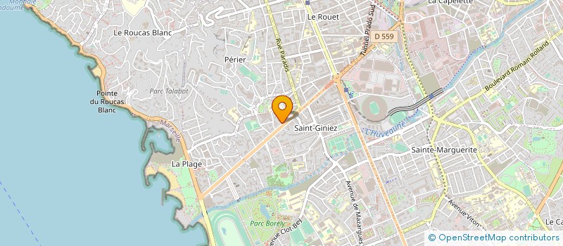 localisation de l'entreprise AMENAGEMENT IMMOBILIER ET COMMERCIAL à MARSEILLE