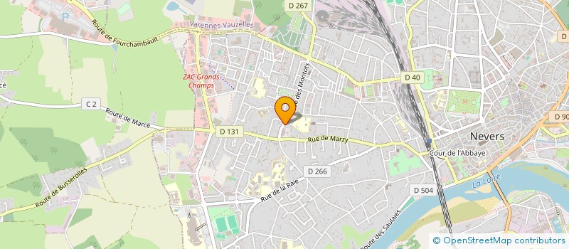 localisation de l'entreprise AMENAGEMENT INTERIEUR ET RENOVATION à NEVERS