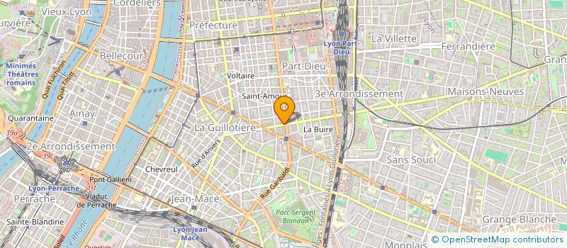 localisation de l'entreprise AMENAGEMENT LUGNIER  LYON