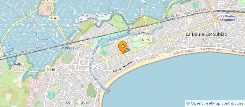 localisation de l'entreprise AMENAGEMENT MACONNERIE RENOVATION à LA BAULE-ESCOUBLAC