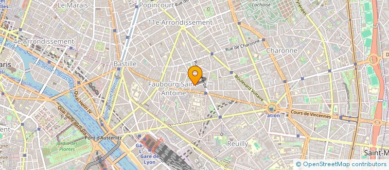 localisation de l'entreprise AMENAGEMENT, MAINTENANCE, ORGANISATION  PARIS