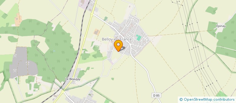 localisation de l'entreprise AMENAGEMENT MAISON - IDF  BELLOY-EN-FRANCE