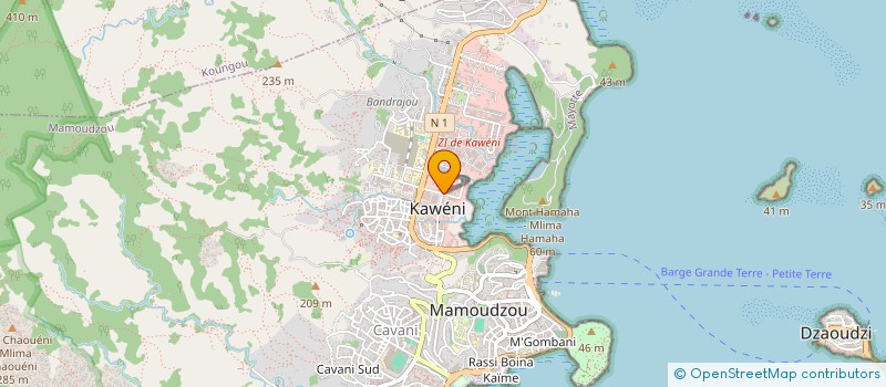 localisation de l'entreprise AMENAGEMENT MAYOTTE ETUDES à MAMOUDZOU