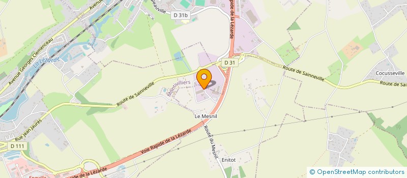 localisation de l'entreprise AMENAGEMENT MENUISERIE BOIS PLATRERIE  OCTEVILLE-SUR-MER