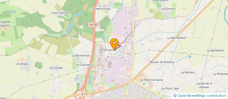 localisation de l'entreprise AMENAGEMENT MENUISERIE ET RENOVATION CUISINES ET BAINS à BAIN-DE-BRETAGNE