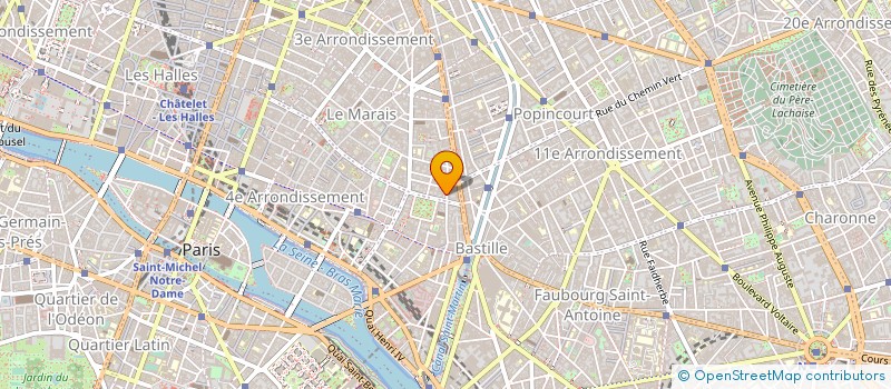 localisation de l'entreprise AMENAGEMENT MENUISERIE RENOVATION GENERAL à PARIS
