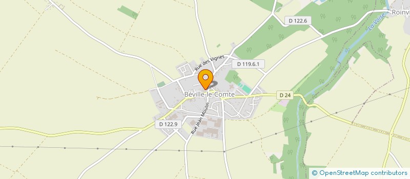 localisation de l'entreprise AMENAGEMENT MENUISERIE ROUYAU à BEVILLE-LE-COMTE