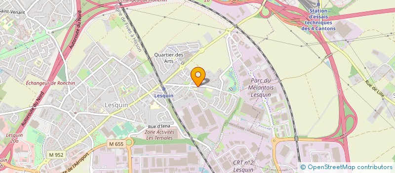 localisation de l'entreprise AMENAGEMENT MONTAGE LEROUX à LESQUIN