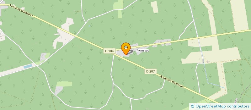 localisation de l'entreprise AMENAGEMENT NETTOYAGE TERRASSEMENT AQUITAINE  CARCANS