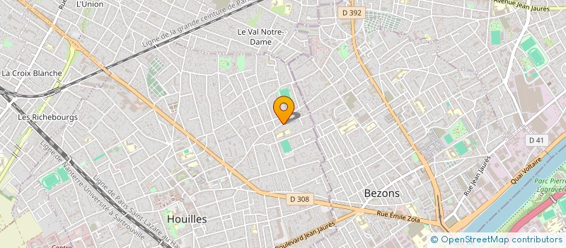 localisation de l'entreprise AMENAGEMENT PINHEIRO à HOUILLES