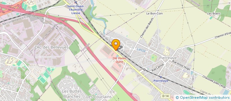localisation de l'entreprise AMENAGEMENT PLACARD RANGEMENT  PIERRELAYE