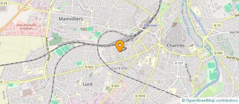 localisation de l'entreprise AMENAGEMENT PLOMBERIE SANITAIRES 28 à CHARTRES
