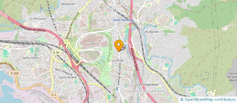 localisation de l'entreprise AMENAGEMENT REHABILITATION PROVENCALES à MARSEILLE