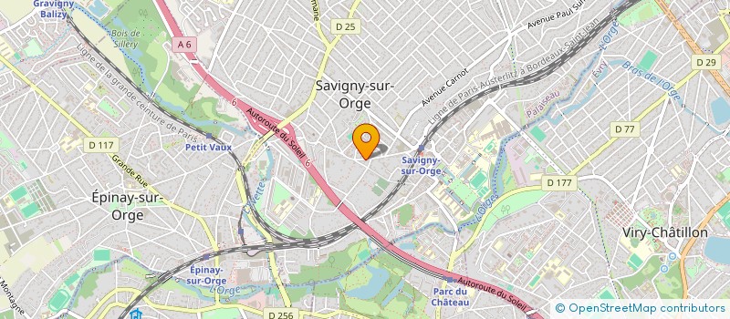 localisation de l'entreprise AMENAGEMENT RENOVATION BATIMENT à SAVIGNY-SUR-ORGE