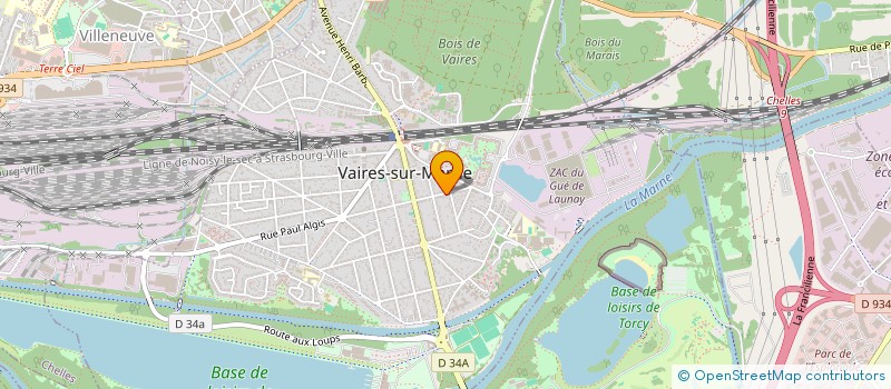 localisation de l'entreprise AMENAGEMENT RENOVATION DECORATON  VAIRES SUR MARNE