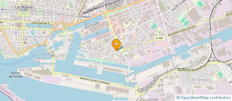 localisation de l'entreprise AMENAGEMENT RENOVATION HABITAT CONCEPT à LE HAVRE