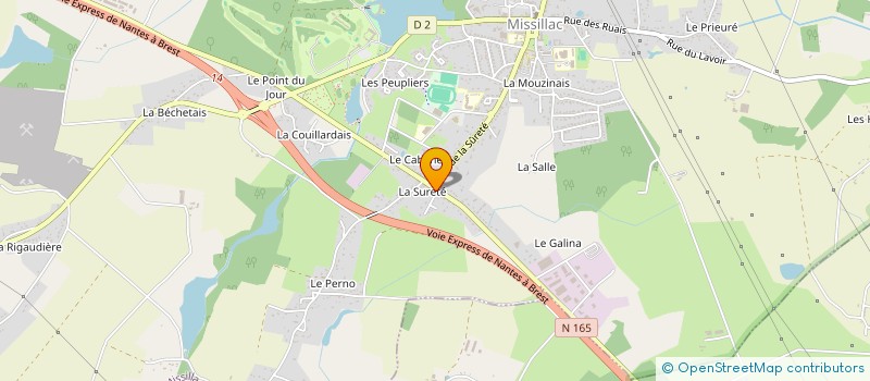 localisation de l'entreprise AMENAGEMENT RENOVATION TECHNIQUE  MISSILLAC