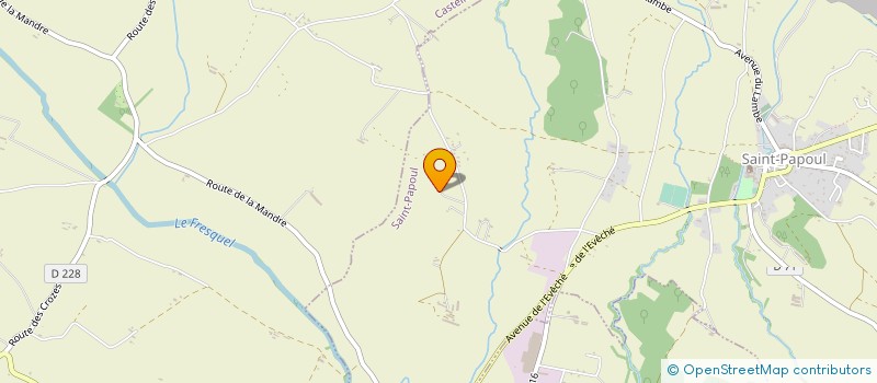 localisation de l'entreprise AMENAGEMENT RENOVATION TRADITION  SAINT-PAPOUL
