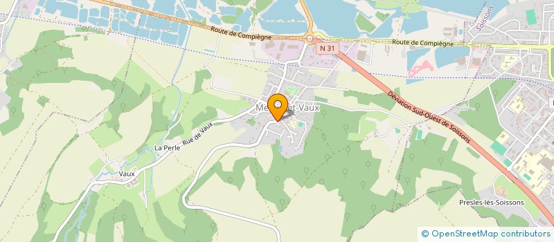 localisation de l'entreprise AMENAGEMENT RENOVATION VOITURON à CROUY