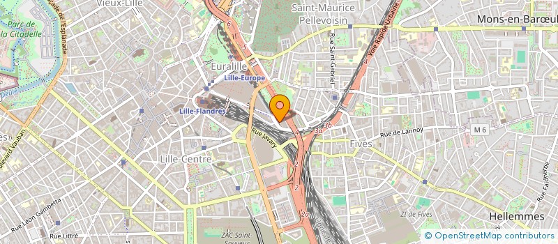 localisation de l'entreprise AMENAGEMENT RUE DE BONDUES  LILLE