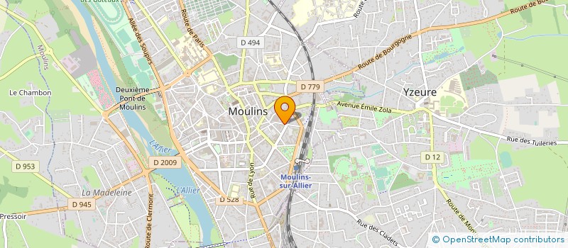 localisation de l'entreprise AMENAGEMENT STRATEGIE TRAVAUX REHABILITATION IMMOBILIER DEVELOPPEMENT ESPACE  MOULINS