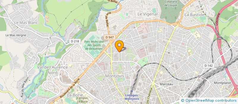 localisation de l'entreprise AMENAGEMENT TECHNIQUE SOLAIRE à LIMOGES