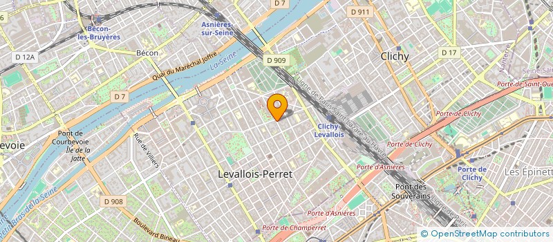 localisation de l'entreprise AMENAGEMENT TOUS BATIMENTS à LEVALLOIS PERRET