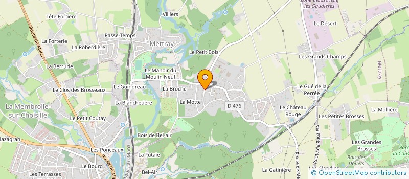 localisation de l'entreprise AMENAGEMENT TRAVAUX COORDINATION BUREAUX ET FENETRES  METTRAY